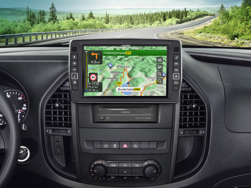 E-shop Pokročilá navigačná stanica pre Mercedes Vito Alpine X903D-V447