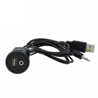 Predlžovací kábel AUX/USB 100cm MY1121