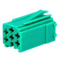 Zelený Mini ISO konektor 4carmedia 331441-2