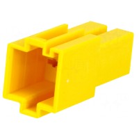 Žltý Mini ISO konektor 4carmedia 331450