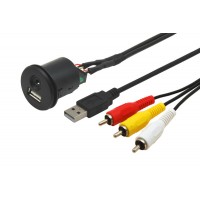 USB / JACK 4pólový predlžovací kábel