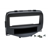 Rámček autorádia 1DIN - Toyota Aygo / Citroen C1 / Peugeot 108 UNI1