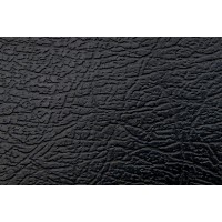 Čierna lesklá imitácia kože Mecatron 374201