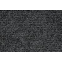 Vrúbkovaná antracitová poťahová látka Mecatron 374043