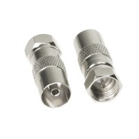 TV anténny adaptér F-konektor - TV-konektor 295812