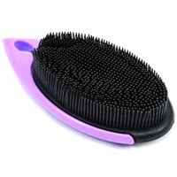 Kefa na vlasy a zvieracie chlpy Poka Premium Shaggy Purple Rubber Brush