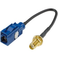 Anténny adaptér FAKRA - SMA-B 4carmedia AD.GPS.50.BL