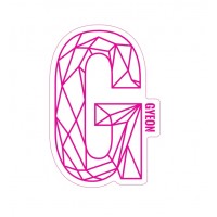 Samolepka Gyeon G Sticker Pink (100x65,6 mm)