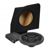 Set subwoofera v OEM ozvučnici a zosilňovače do Audi A4 B6 Avant č.1